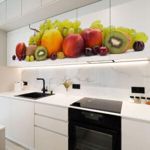 UV Digital Printing on Kitchen Glass Cabinets