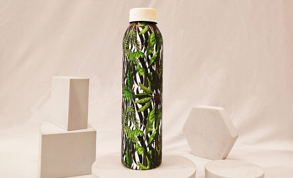 UV digital printed bottle