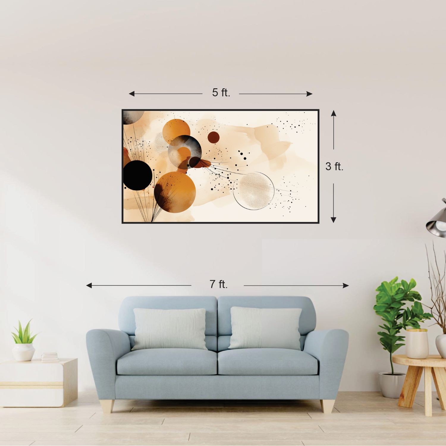 Abstract Art Canvas Print 3 Image 2