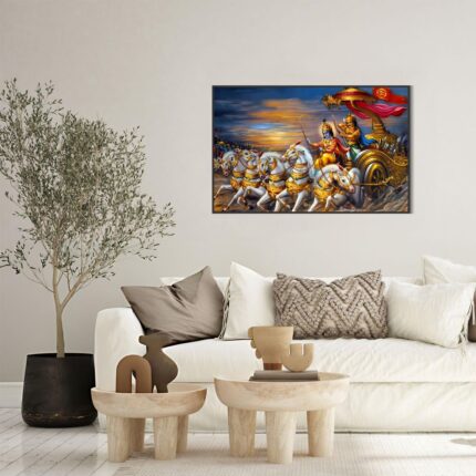 Divine Chariot - A Celestial Canvas Print (24"x36" Rolled Canvas)
