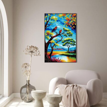 Serene Serenity - A Peaceful Landscape (24"x36" Rolled Canvas)
