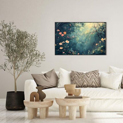 Enchanting Enclave - A Dreamlike Forest (24"x36" Rolled Canvas)