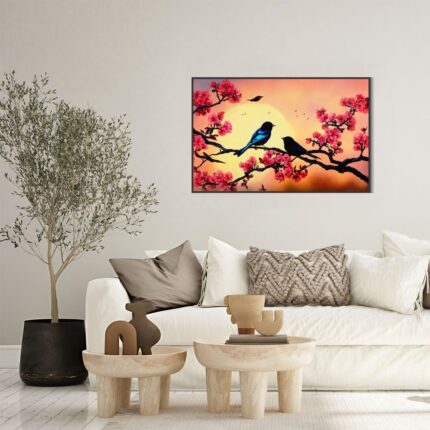 Serene Serenity - A Peaceful Springtime Scene (24"x36" Rolled Canvas)
