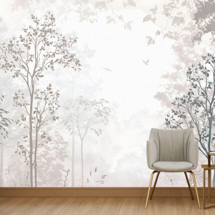 Serene Forest Peel and Stick Wallpaper - Set of 2 Panels